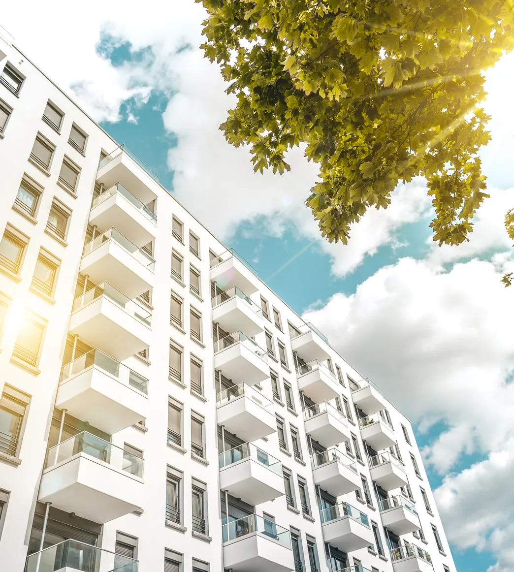 sonne wohnunggebäude