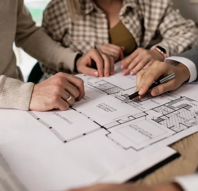 Hände Leute plannen